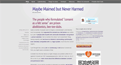 Desktop Screenshot of maybemaimed.com